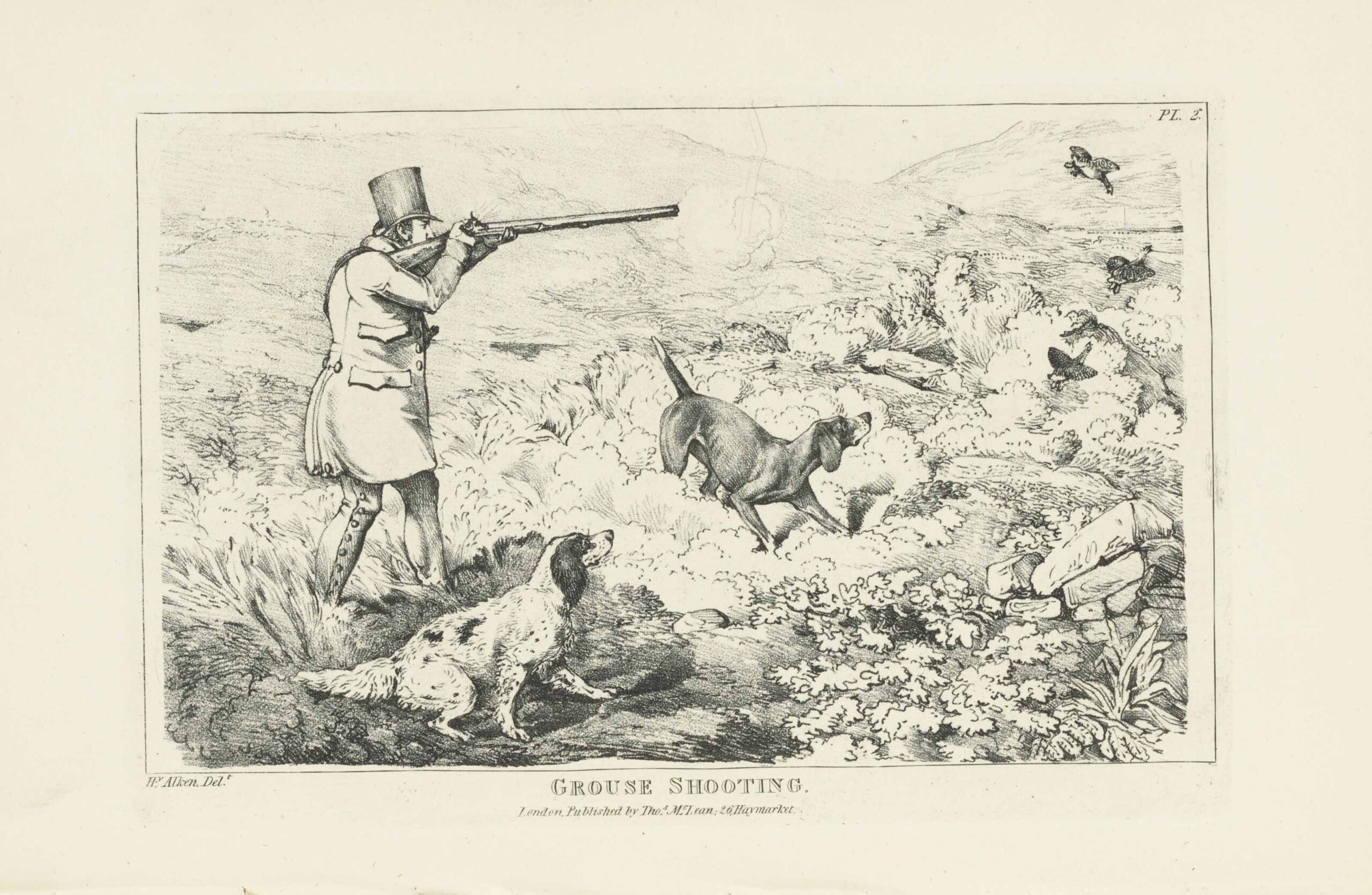 ALKEN, Henry (1785-1851). The National Sports of Great Britain. London: T. Mclean, 1825.