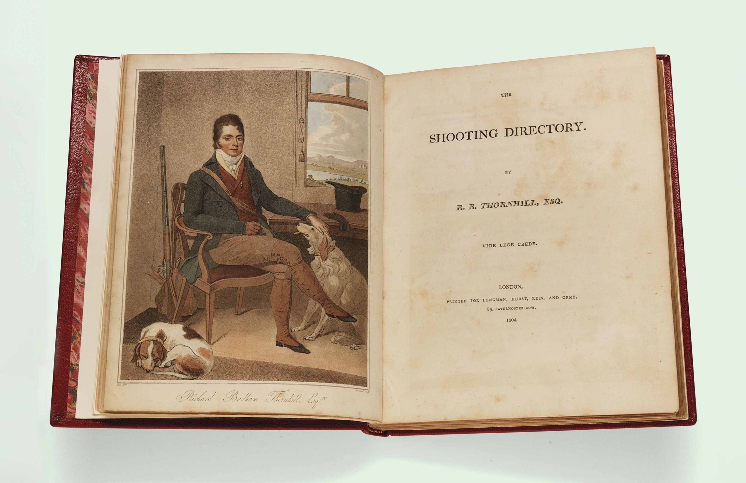 THORNHILL, Richard Badham. The Shooting Directory. London: Longman, Hurst, Rees, and Orme, 1804.
